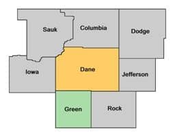 Green County WI Waterfront Homes for sale