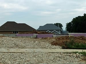 start of new construction