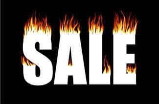 HOT-Sale1 Hot Properties sale sign with flames
