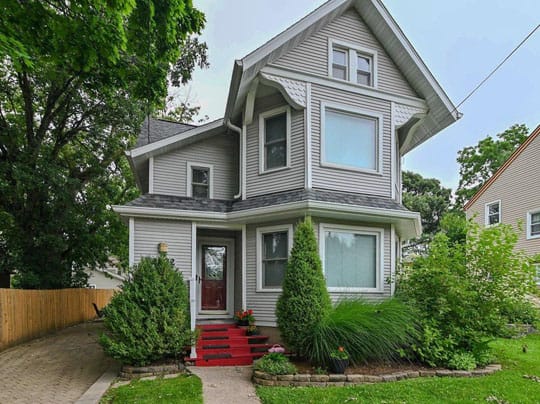 2-story one of a kind home prevalent in the Dudgeon-Monroe Neighborhood of Madison WI