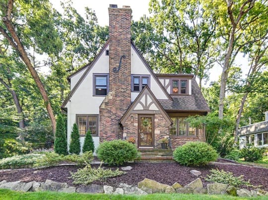 Tudor style home typical of Nakoma in Madison WI