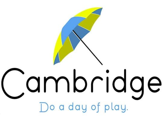 Cambridge WI Welcome Banner over Main St