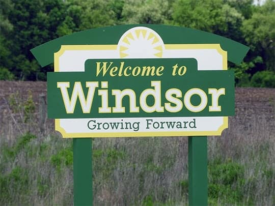 Cross Plains Welcome Sign